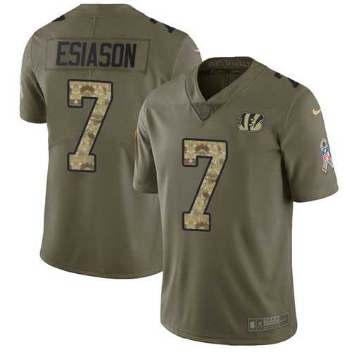 Nike Bengals 7 Boomer Esiason Olive Camo Salute To Service Limited Jersey Dzhi,We sell and wholesale Nike Bengals 7 Boomer Esiason Olive Camo Salute To Service Limited Jersey Dzhi on line form chian!